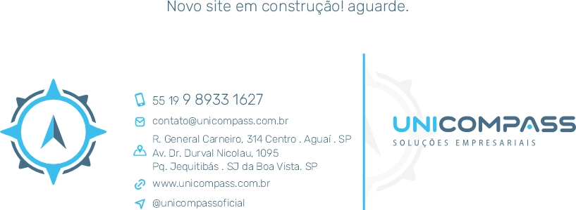 Site Unicompass em construção